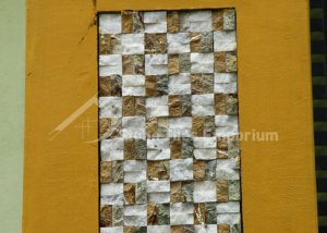 Green and white mixing cladding stones
