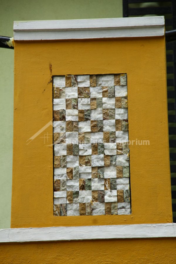 Green and White Mixing Cladding Stones - Stone Tiles Emporium