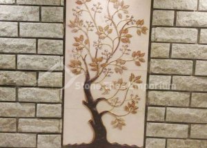 Sadharahalli Stone Cladding with Flower Designs