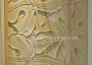 Teakwood-Leaf-Design stone cladding sarjapur road