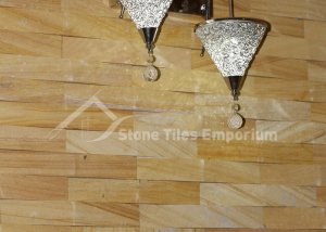 Teakwood Stone Cladding Interior