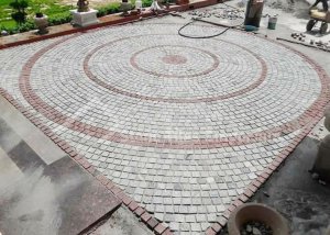 Cobblestone For Parking Area.